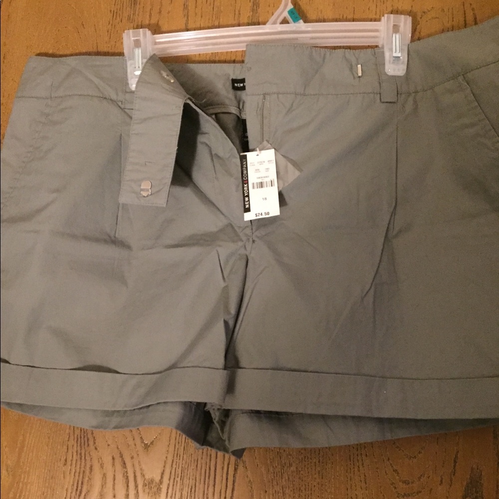 Olive green shorts